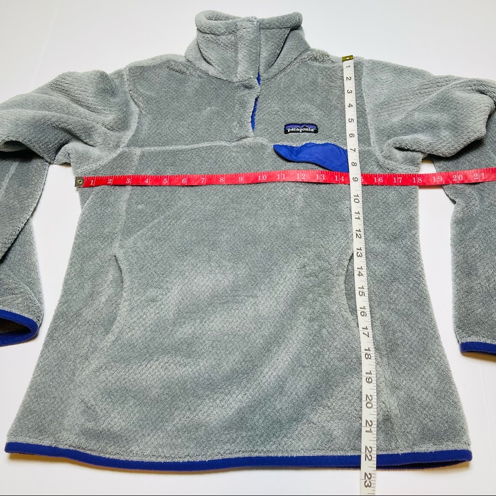 Patagonia Retool Snap-T Fleece Pullover Gray Purple Size Small - Picture 8 of 9